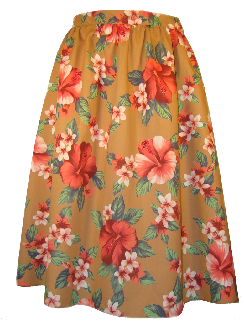 Floral Skirt with Pockets